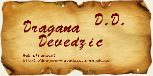 Dragana Devedžić vizit kartica